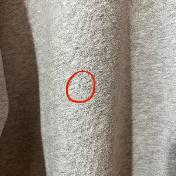 Aritzia | Tna Cozy Sweatfleece Boyfriend Crew Sweatshirt Pullover Grey Size M - Picture 5 of 11